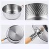 Yukihira Pan Stainless Steel Yukihira Saucepan with Lid Yukihira Pot with Hook Japanese Milk Pot Sauce Pot Cooking Pot