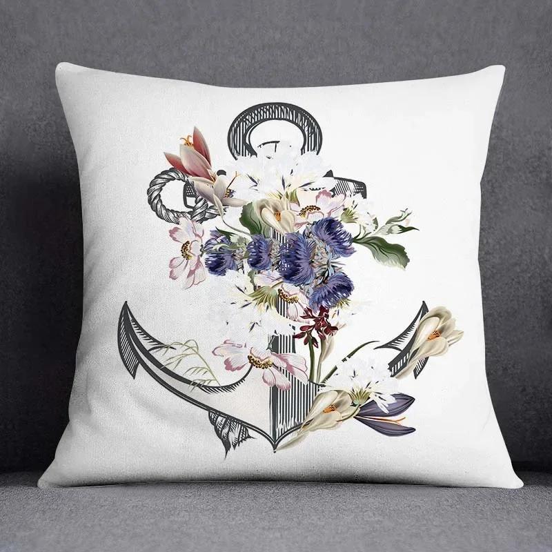 Musical Note Guitar Series Pattern Home Decoration Pillow Case Square Office Cushion Cover