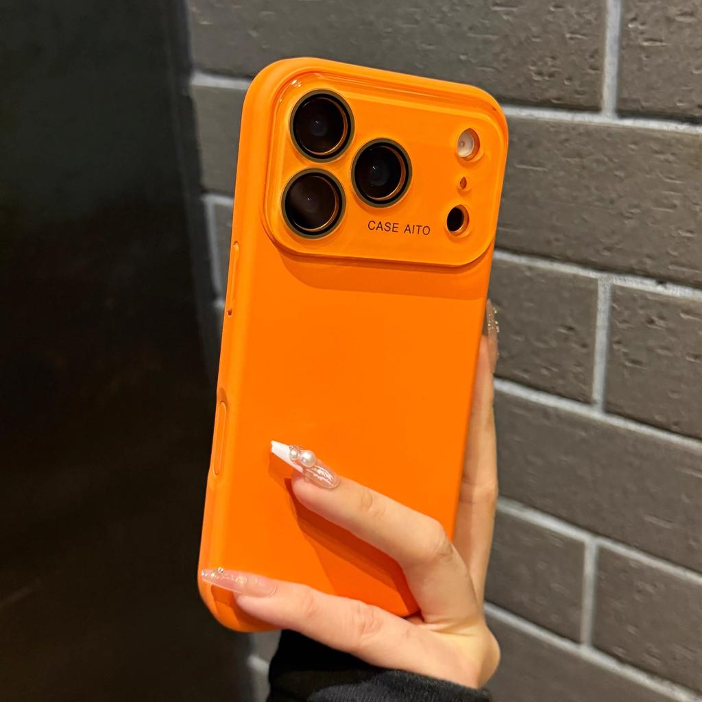 Applicable to iPhone17 liquid silicone large window mobile phone case Apple 16proMax anti-drop all-inclusive 15 protective case