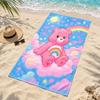 Care Bear Microfiber Beach Towel Quick Dry Sand Free Lightweight Beach Towels for Travel Swimming Camping
