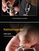 Titanium Alloy Multifunctional Car Keychain & Bottle Opener for Outdoor Use