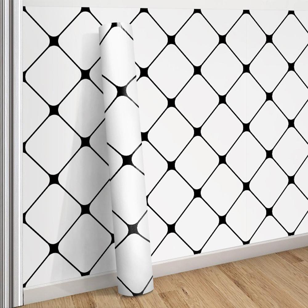 

40см Классический Косой Кейс Кухонная Наклейка от Масляного Дыма Туалет Водонепроницаемая Защищенная от Плесени Самоклеящиеся Обои Домашний Декор Стена 40cmX1m