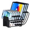 Desktop 120W Multi-Port Charger: 10-Port USB Fast Charging Station for Phone & Laptop, 5C+5A.