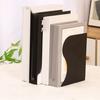 Retractable Bookend Adjustable Desk Book Holder with Non-Slip Base Metal Bracket for Office Home Study