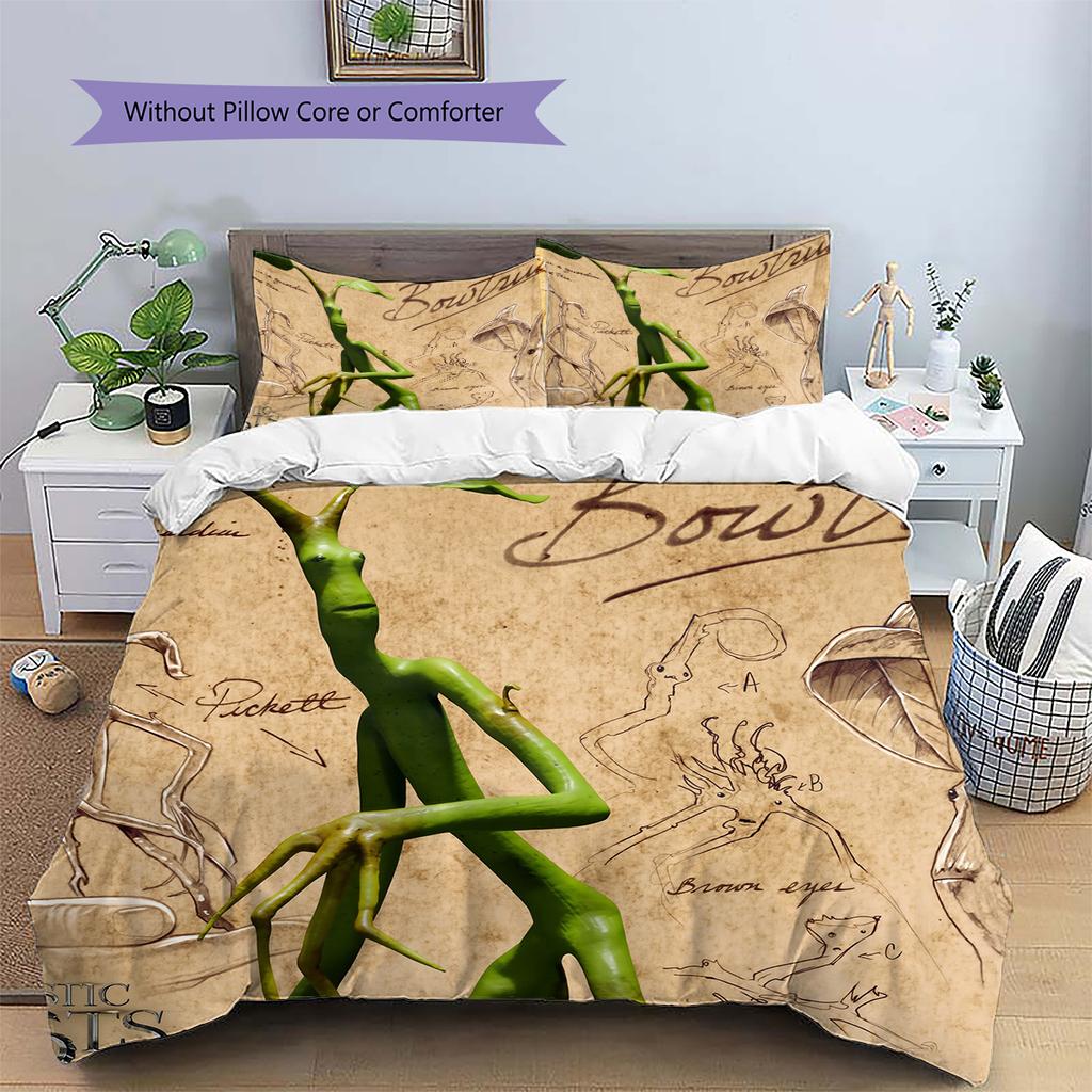 Fantastic Beasts Cute Printed Bedding Set Duvet Cover Pillowcase No Filler, Soft Home Bedroom Decor, Perfect Gift for Fans.chl