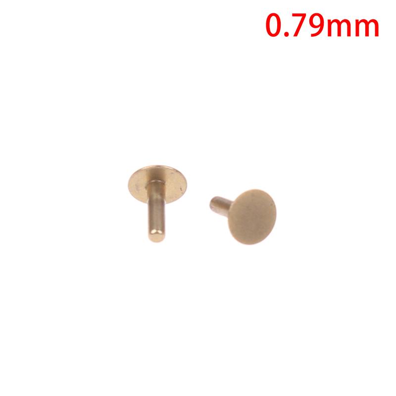 2Pcs Copper Watch Dial Feet 0.64/0.69/0.74/0.79/0.94Mm Stem Watch Movement Repair Watch Replacement Spare Parts Accessories