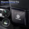 PIG1 Car Oxford Fabric Cloth Waterproof Magnetic Garbage Storage Bag For VW GTI Passat Golf Touareg Touran Sharan Beetle Sportcoupe