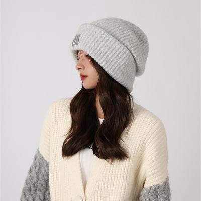 2024 New Wool Hat Women'S Knitted Autumn And Winter Warm Windproof And Cold Proof Skiing Couple Cold Hat Yarn Hat