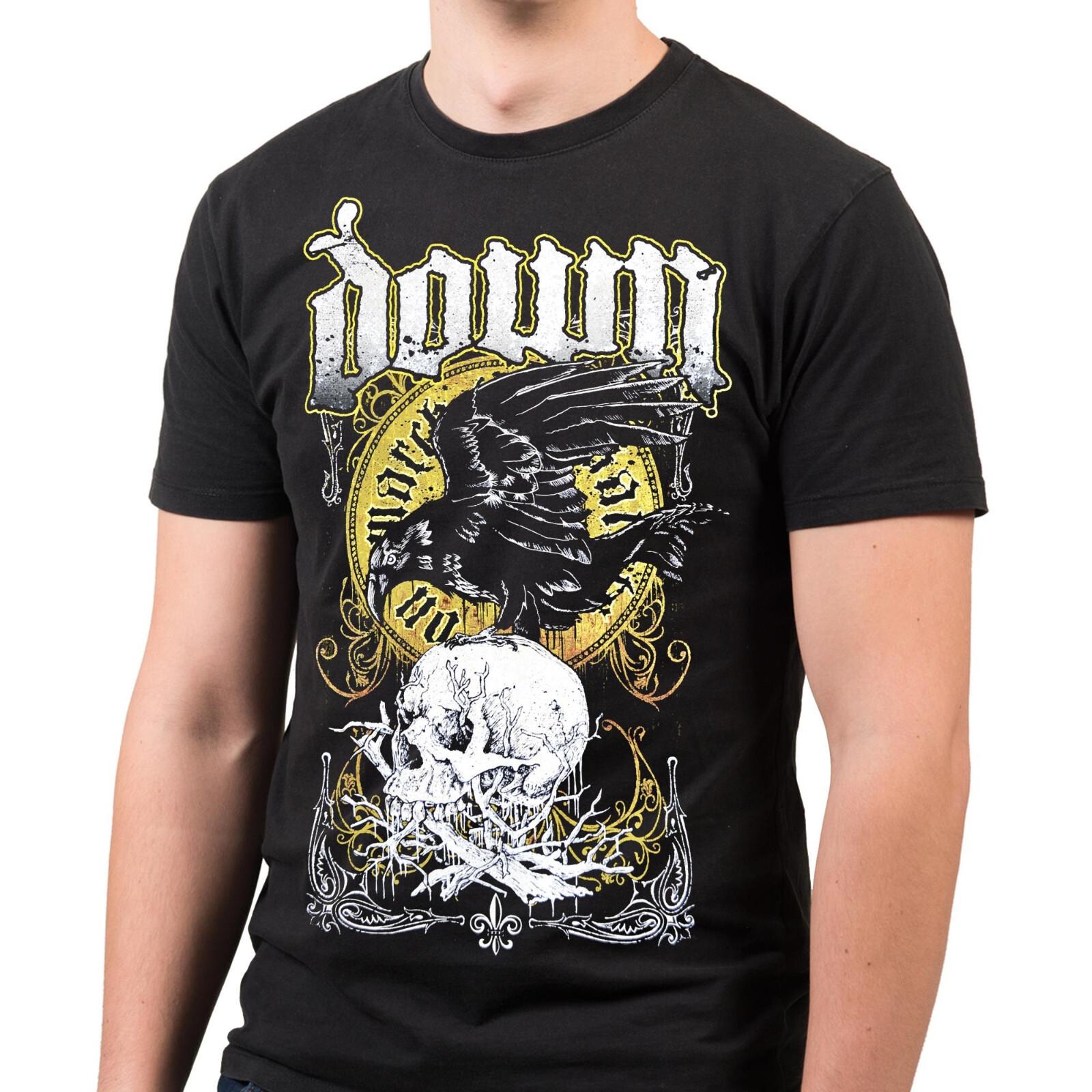 DOWN cd lgo Crow SWAMP SKULL Official SHIRT SMALL New pantera L