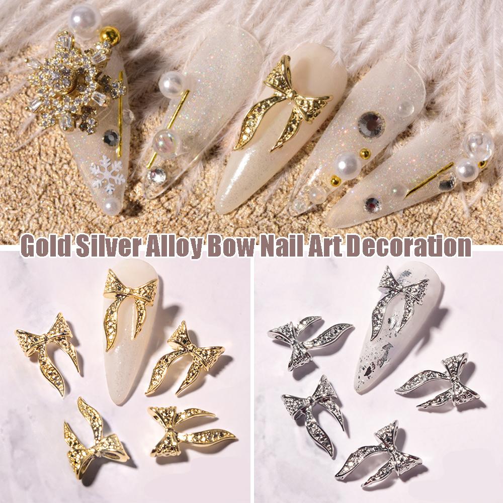 

20pcs DIY 3D Bowknot Nail Ornaments Nail Art Decoration Manicure Rhinestones Bow Ties Nail Jewelry