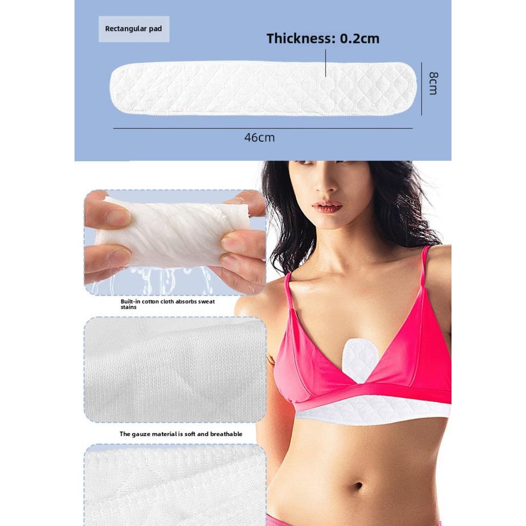 1 Pc Sweat Absorbing Pad, Sports Sweatshirt Pad, Sweat Absorbing and Moisture-proof Cotton Pad, Can Be Washed Repeatedly