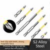 6Pcs Non-slip Cross Screwdriver Strong Magnetic Ph2 Screwdriver Bit  Home Repair