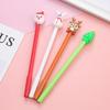 15Pcs Cute Christmas Reindeer Pen, Aesthetic Student Stationery for Back to School Season, Smooth Writing Instrument for Office & Study Environment