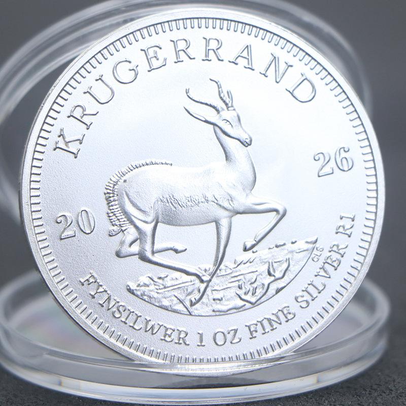 Kruger-Münze, Südafrikanische Gedenkmünze, versilberte Legierung, 2022-2026