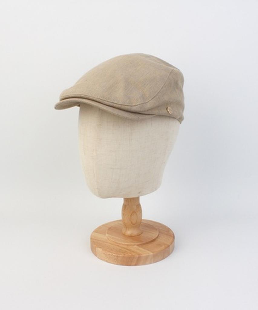 Yunibeosyeolkemiseuteuli Linen Gd Logo Beige Hunting Cap