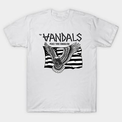 Die Vandals Band Weiß Farbe Alle Größen 100% Baumwolle T-Shirt BL718 Unisex T-Shirt