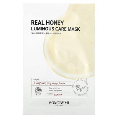 Real Honey, Luminous Care Beauty Mask, 1 Sheet, 20G(0.70Oz)