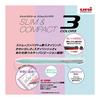 Mitsubishi Pencil 3 Color Ballpoint Pen Jet Stream Slim Compact 0.38 Mint Green Easy To Write SXE3JSS38.31