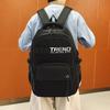 Schoolbag Trendy Fashion Backpack Personalized Letters Large Capacity Middle School Student School Bag Going Out Computer Backpack