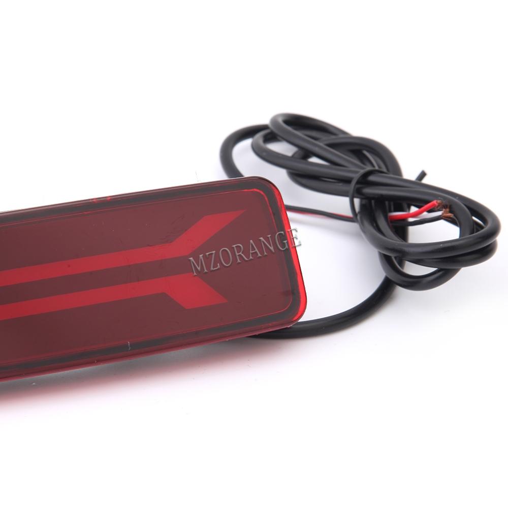 MZORANGE LED bakre støtfangerlys For Honda CRV CR-V 2007 2008 2009 Bremsereflektorlys Tåkebaklys Biltilbehør