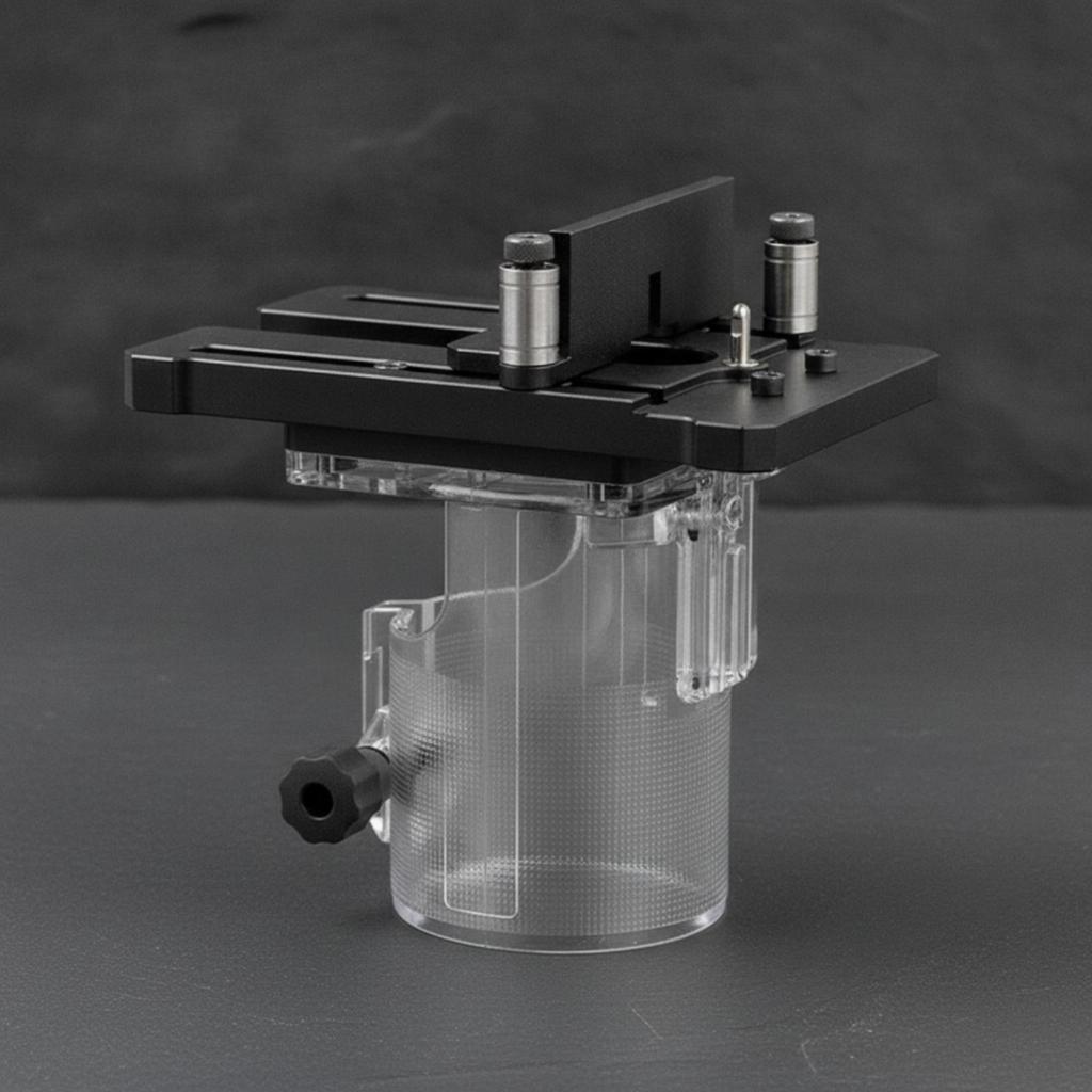 Multifunctional Trimming Router Base Stable with Adjustable Guide