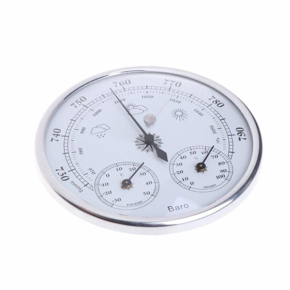 3 In 1 Barometer Thermometer Hygrometer Temperature and Humidity Gauge  Weather Station