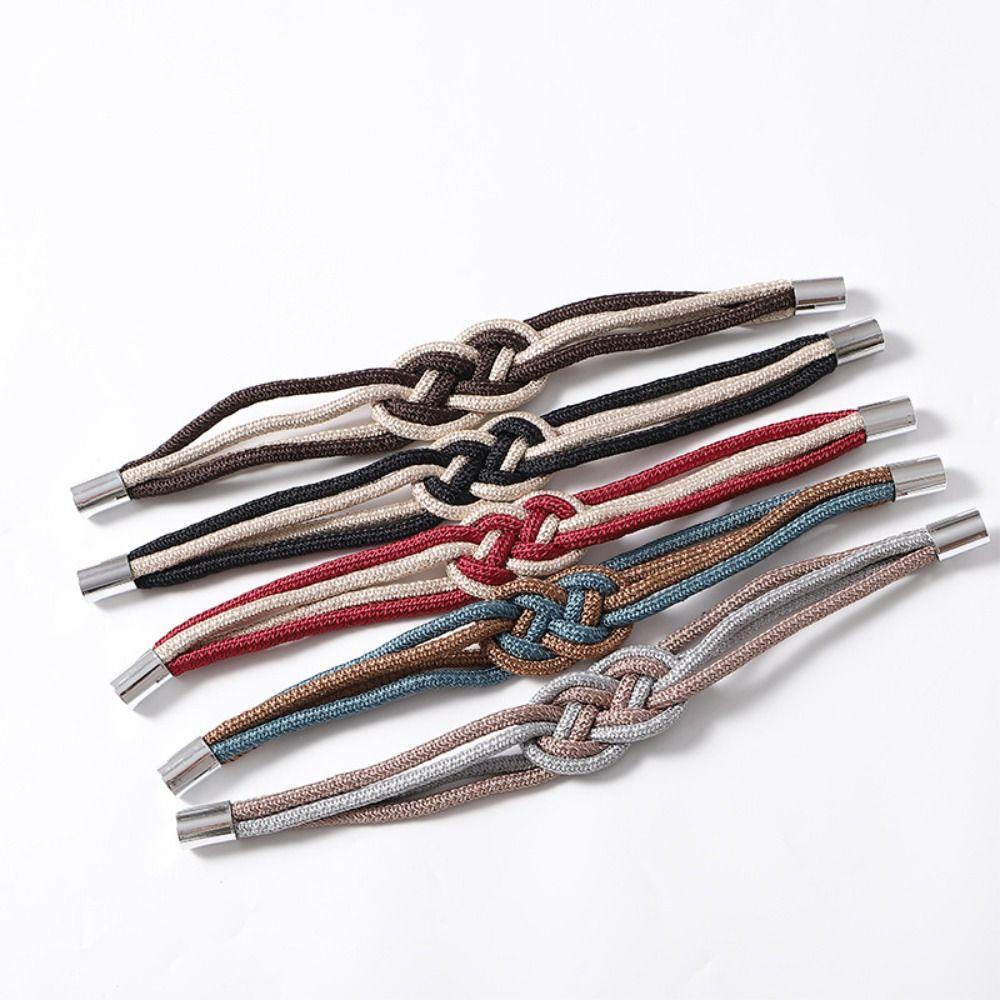 No Installation Curtain Tieback Two-color Braided Chinese Knot Curtain Strap  Curtain Accessories