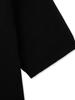 NOIRER Ribbed Henley Neck Half Knit (Black)
