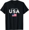 USA With Flag Graphic Tees - Novelty T-Shirts & Cool Designs T-Shirt