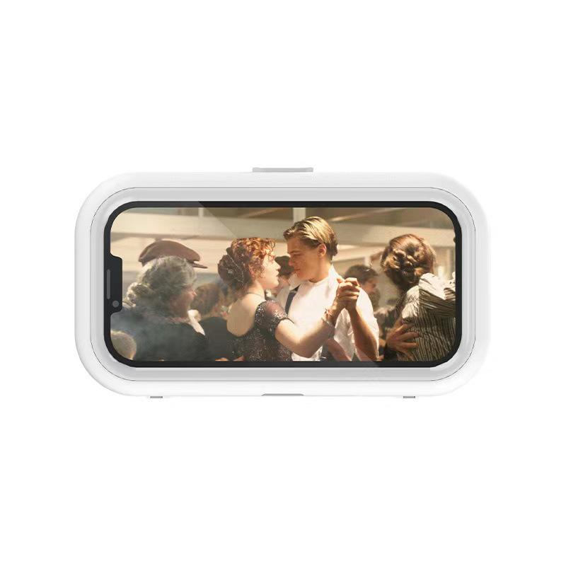 Waterproof Anti-Fog Rotatable Wall-Mounted Phone Holder for Bathroom and Kitchen