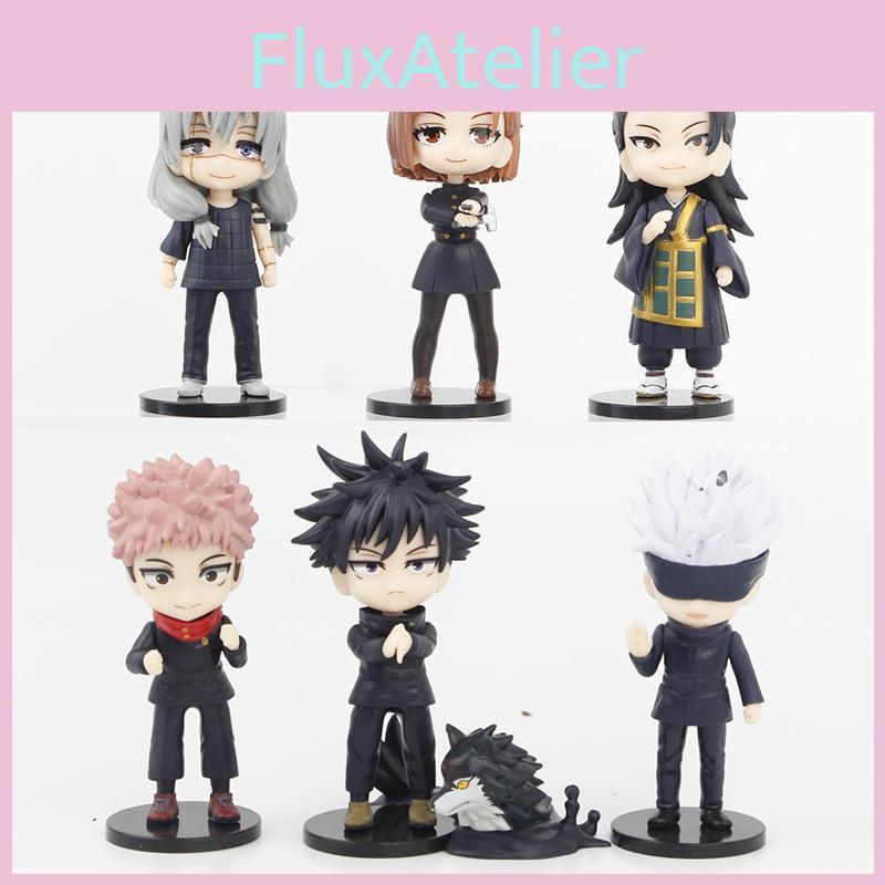 Vibrant Jujutsu Kaisen Pvc Action Figures Featuring Gojo Itadori Nobara And Megumi Dolls