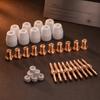 40pcs Ceramic Nozzles Air Plasma Cutter Kit PT-31 Torch Consumables  For Plasma Cutting Machines