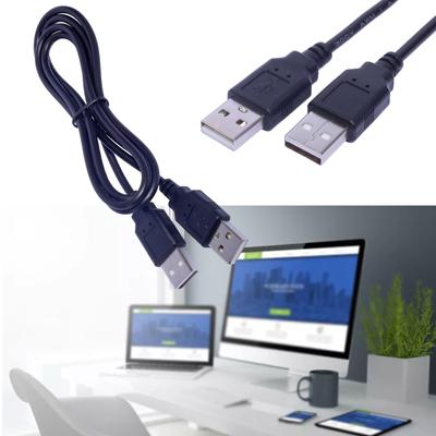 Cavo di prolunga di alimentazione USB tipo A maschio-maschio per la ricarica della base di raffreddamento del laptop Cavo di alimentazione per auto 5V3A 100 cm