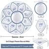 Melamine Platter & Tableware Set: Bowl, Plate, and Dish Set for Hot Pot & New Year's Eve Dinner.