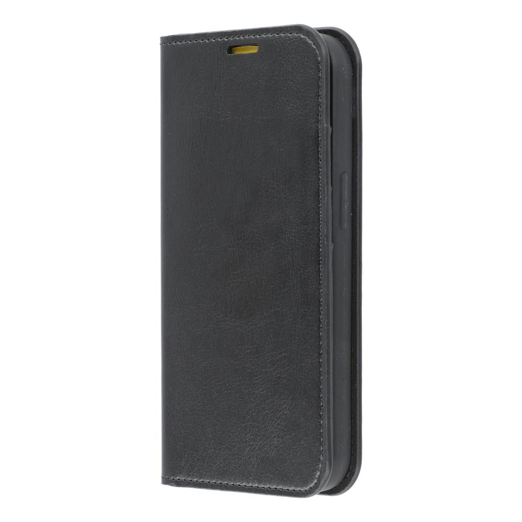 For iPhone 13 Stand Cases Genuine Split Leather Wallet Phone Cover Magnetic Closure