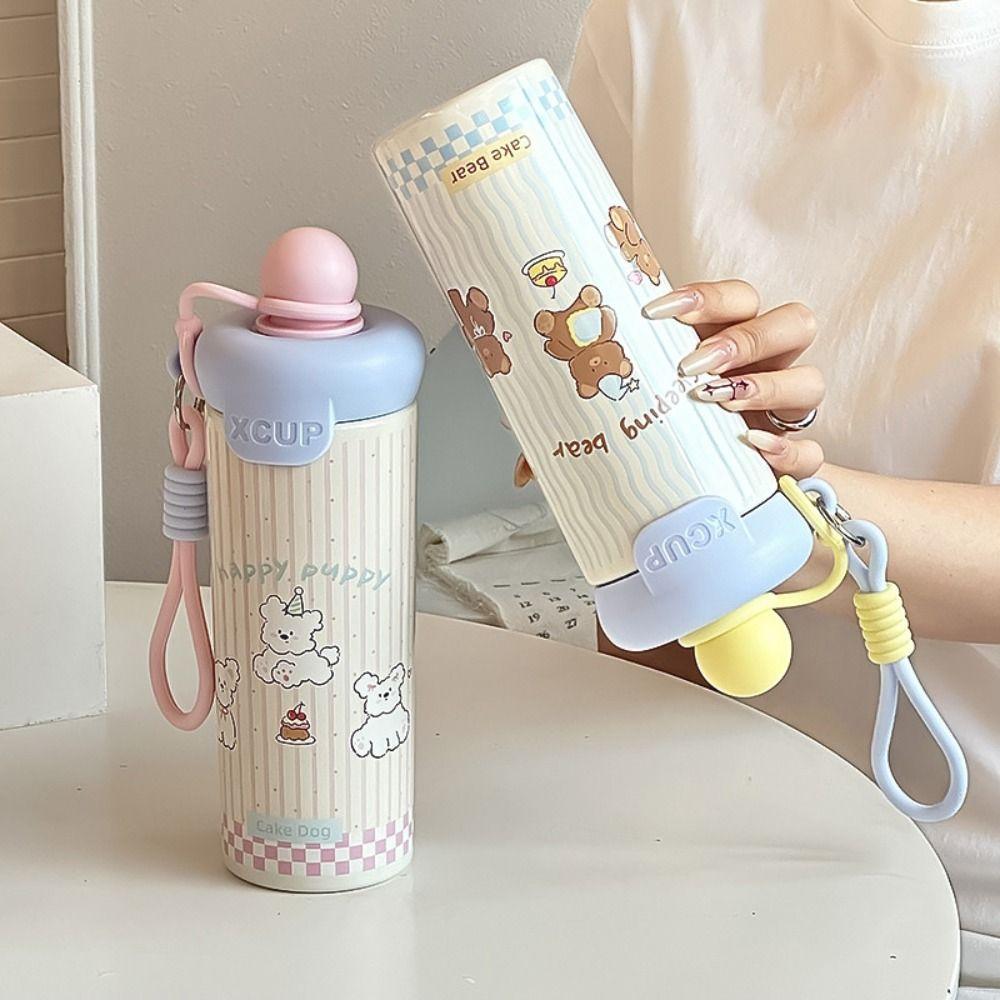 600ml Insulated Water Bottle 316 Stainless Steel Vacuum Flask Practical Gift Thermos Bottle  Office