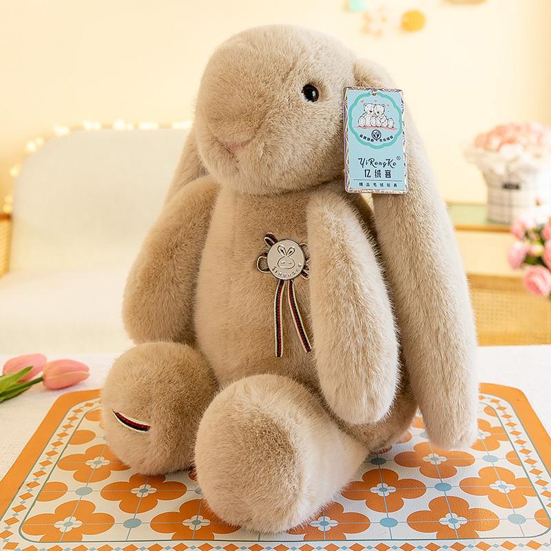 Plush Rabbit Cute Toy Long Eared Bunny Stuffed Animal Doll Kids Gifts Decor