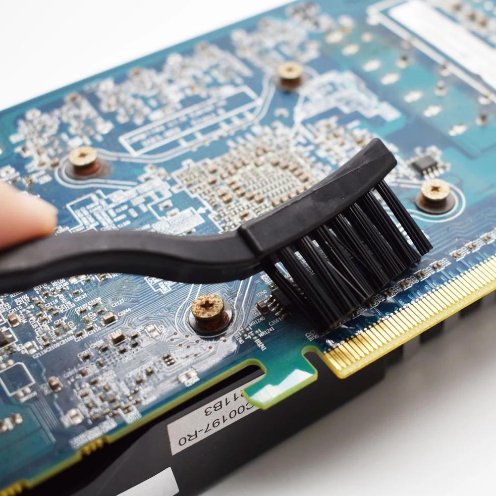 5pcs Cleaning Brush Plastic Brush ESD Brush Remove Dirt On PCB Anti-Static Brush ESD Brush 15×30mm Head Size Anti-Static