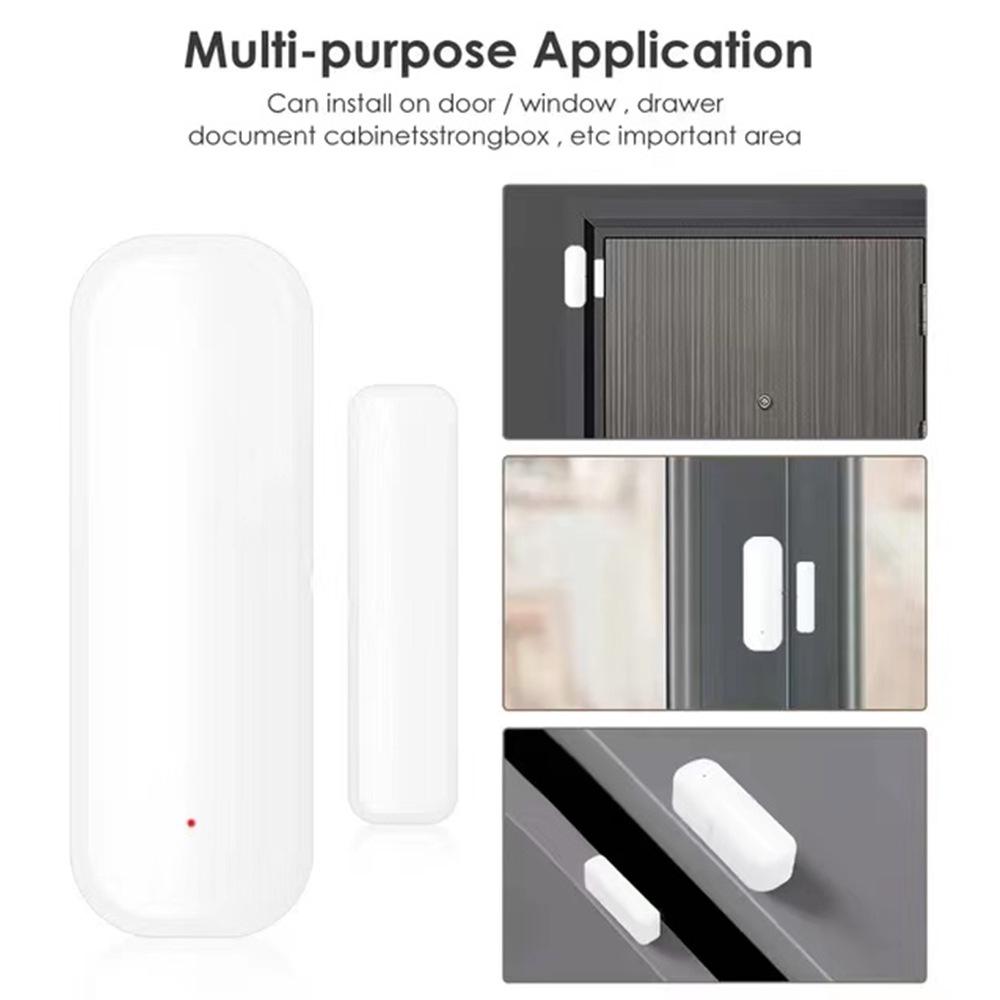 Graffiti Zigbee Smart Door/Window Sensor with Wifi & Alexa PIR Alarm