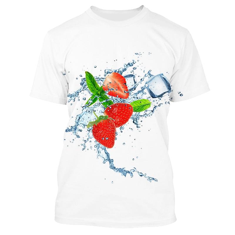 New Summer Strange Delicious Fruit Graphic tricouri cu imprimare 3D Bărbați Femei Tricou amuzant cu mânecă scurtă Tricou supradimensionat Top Îmbrăcăminte pentru copii