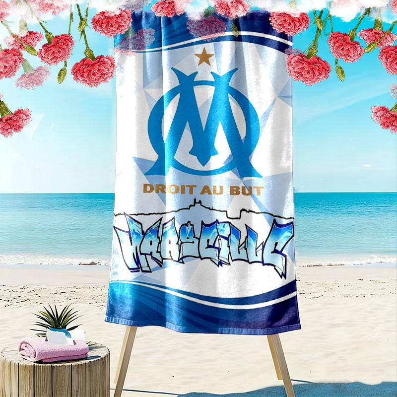 l'OM Logo Print Beach Towel, Large Soft Quick Dry Towel for Beach Camping Swimming