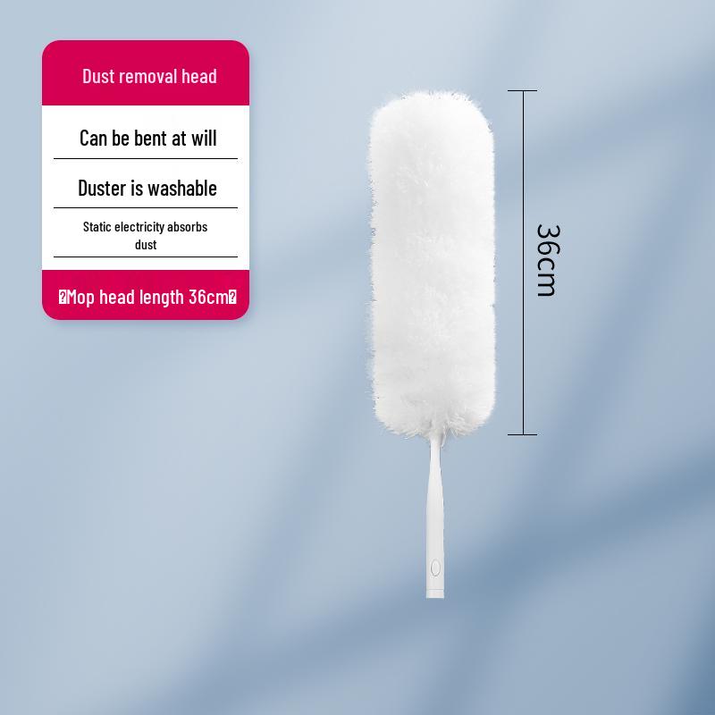 Daughter-in-law Retractable Washable Feather Duster for Household and Car Cleaning Household Dusting Head