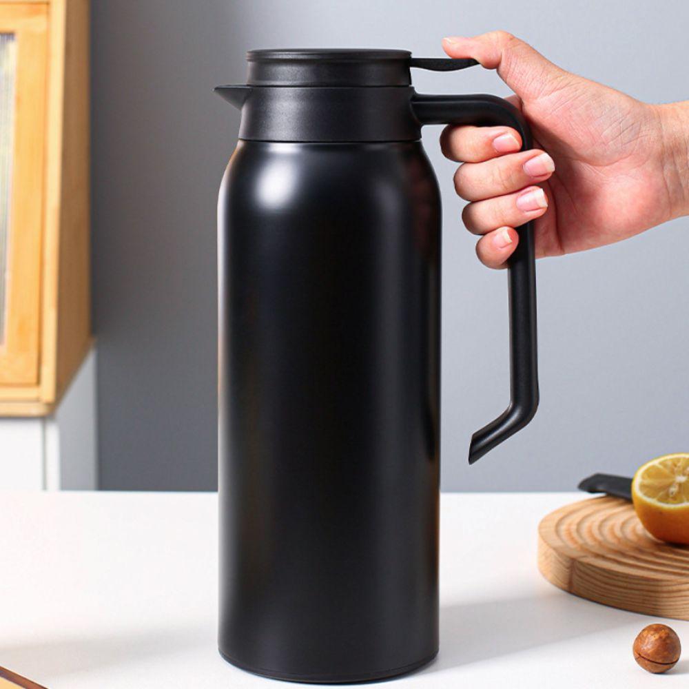 1500 ML Insulation Coffee Pot Stainless Steel Insulated Water Jug Simple Vacuum Flask  Car