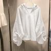 Large Size Women's Hooded Thin Sweater Women's Autumn and Winter Loose Korean Jacket