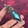 Hemimorphite Pendant Copper Wire Wrapped Handmade Pendant Real Gemstone Jewelry
