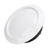 8 Inch Round Vent Cover White Plastic Adjustable Airflow Wall Ceiling Mount 200mm Air Vent for