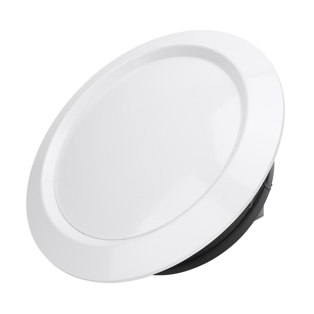 8 Inch Round Vent Cover White Plastic Adjustable Airflow Wall Ceiling Mount 200mm Air Vent for