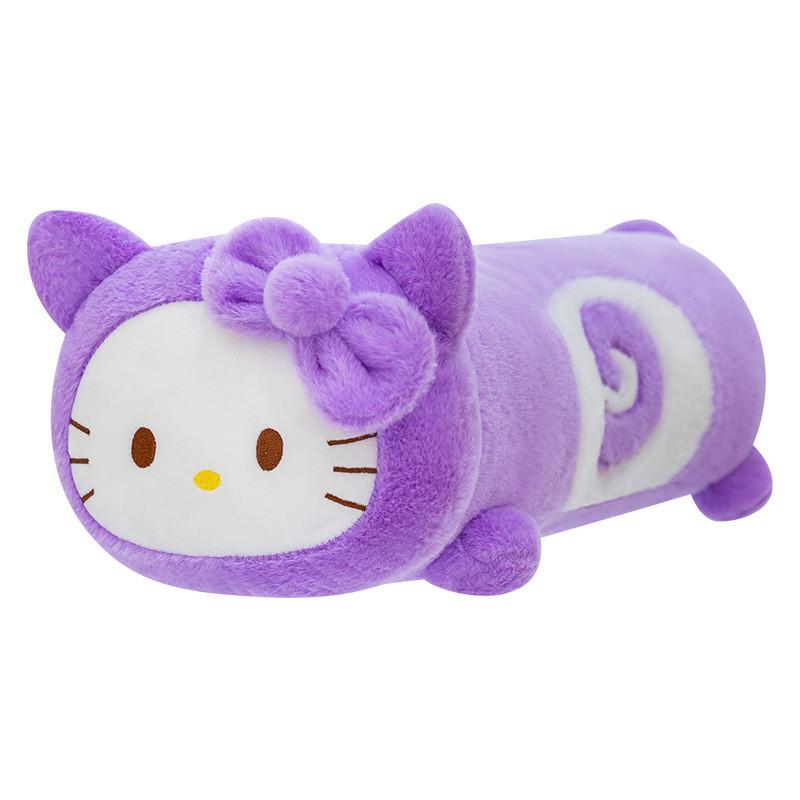 Swiss Roll Kt Cat Plush Pillow With Pp Cotton Filling For Kids And Adults