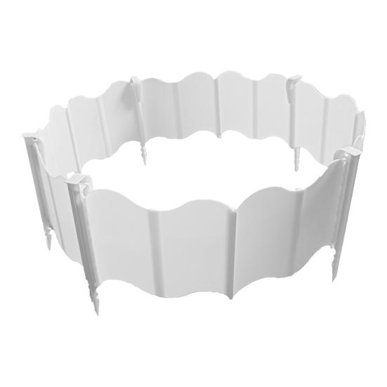 Garden Edging Border No-Dig Design Landscaping Edging Interlocking Plastic Edging Panels with Stakes for Lawn Flower Bed Fence Borders