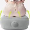 Inflatable Footrest Foot Stool Flocked Soft Portable Office for Camping Home Train Travel
